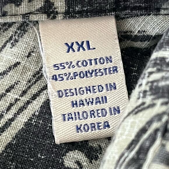 Vintage Reyn Spooner Popover Shirt Men's XXL Lot Of 2 Reverse Print Hawaii Green - Picture 14 of 15